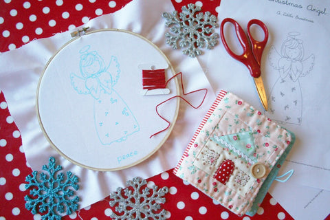 Christmas Angel Embroidery Pattern -PDF
