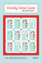 Candy Cane Lane Quilt Pattern - PAPER