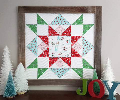 Joyful Barn Star Quilt Pattern - PDF