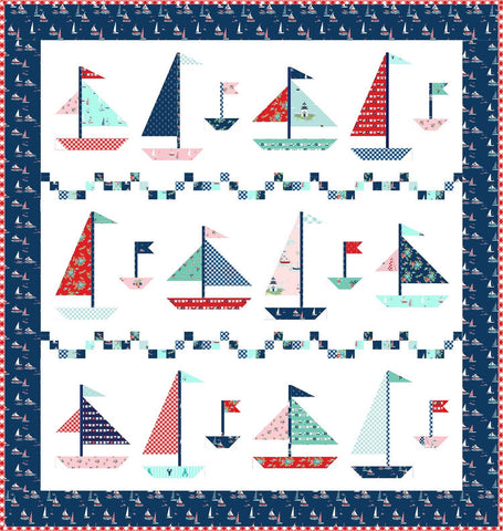 Sweet Sailing Quilt Pattern - PDF