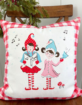 Singing Pixies Christmas Decorative pillow - Pixie Noel