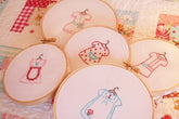 Dresses Embroidery PATTERN - Set of 5 - PDF