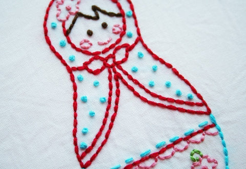 Flowers Russian Sweetie Embroidery PATTERN - PDF