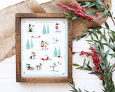 Pixie Noel Christmas Elf Wall Art Illustration