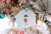 Pixie Noel Christmas Gift Tags in Aqua