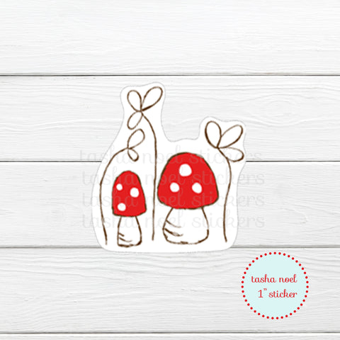 Mushroom Planner Sticker