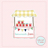 Homemade Jam Vinyl Sticker