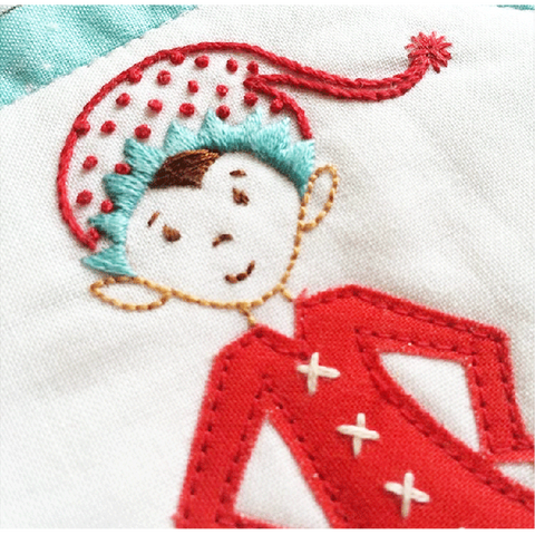 Pixie Boy Embroidery Pattern - PDF
