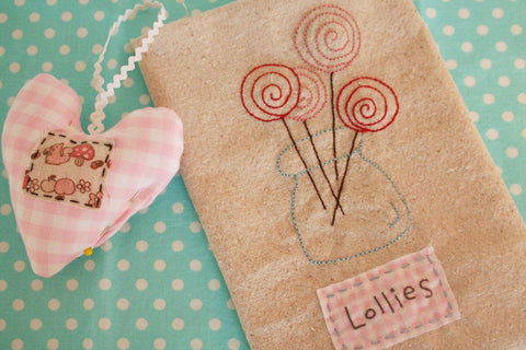 Lollies Embroidery Pattern - PDF
