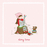 Story Time Illustration - Pink