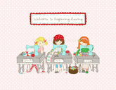 Sewing Class Illustration - The Quilt Shoppe Mini Series - 3 of 3