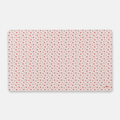 Pink Flowers - Desk Mat - Large (24" x 14")