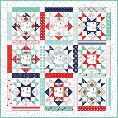 Joyful Quilt Pattern - PDF - Tasha Noel