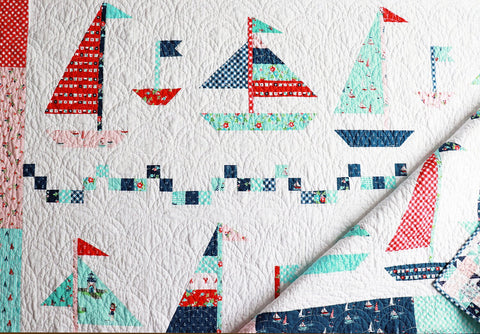 Sweet Sailing Quilt Pattern - PDF - Instant Download