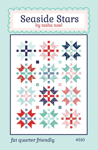 Seaside Stars quilt pattern - PDF file - Instant Download
