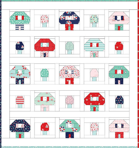 A Nice Place to Live Quilt Pattern - PDF