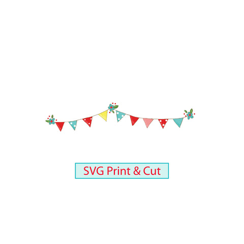 Bunting SVG - Print and Cut