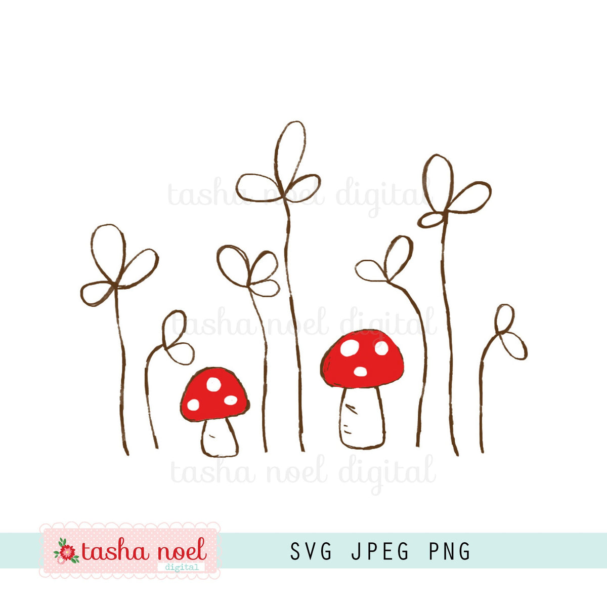 Mushroom Printable SVG