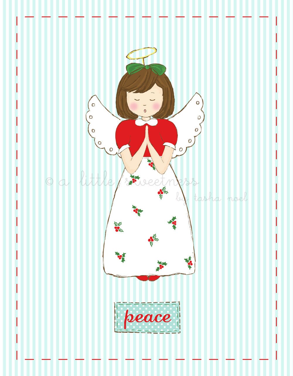 Christmas Angel Illustration