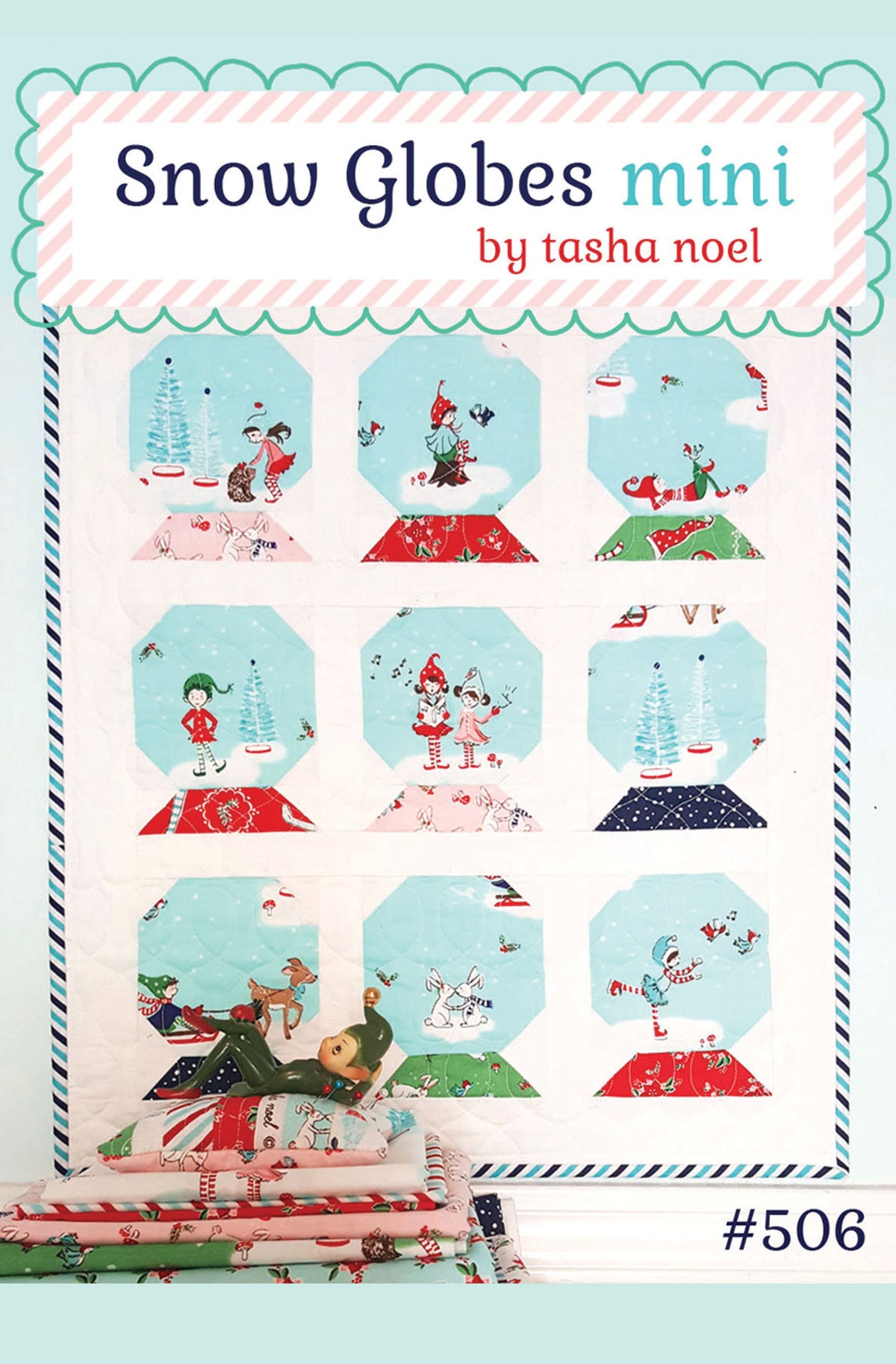 Snow Globe Mini Quilt Pattern - PAPER