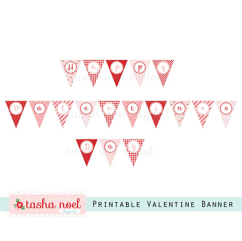PRINTABLE Valentine  Printable Banner