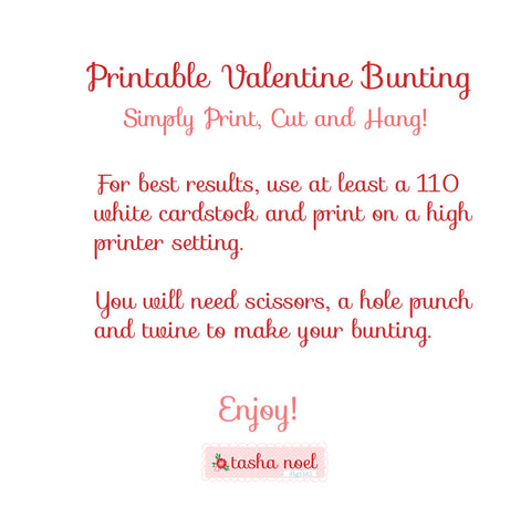 PRINTABLE Valentine  Printable Banner