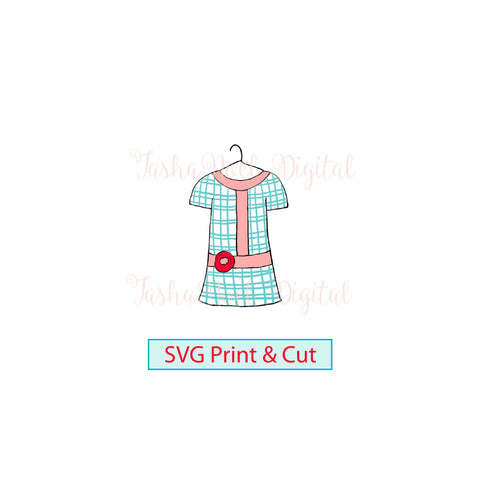 GoGo Dress SVG - Print and Cut