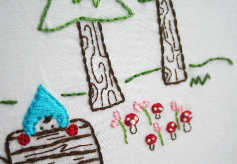 Woodland Walk Embroidery PATTERN - PDF