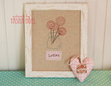 Lollies Embroidery Pattern - PDF